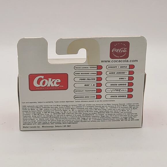 Matchbox Coca~Cola “Black Convertible” Diecast Car, Scale-1:64, New In Package! - Picture 3 of 5